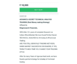 King research ADVANCE & SECRET TECHNICAL ANALYSIS TRAINING (Real Money making Strategy)