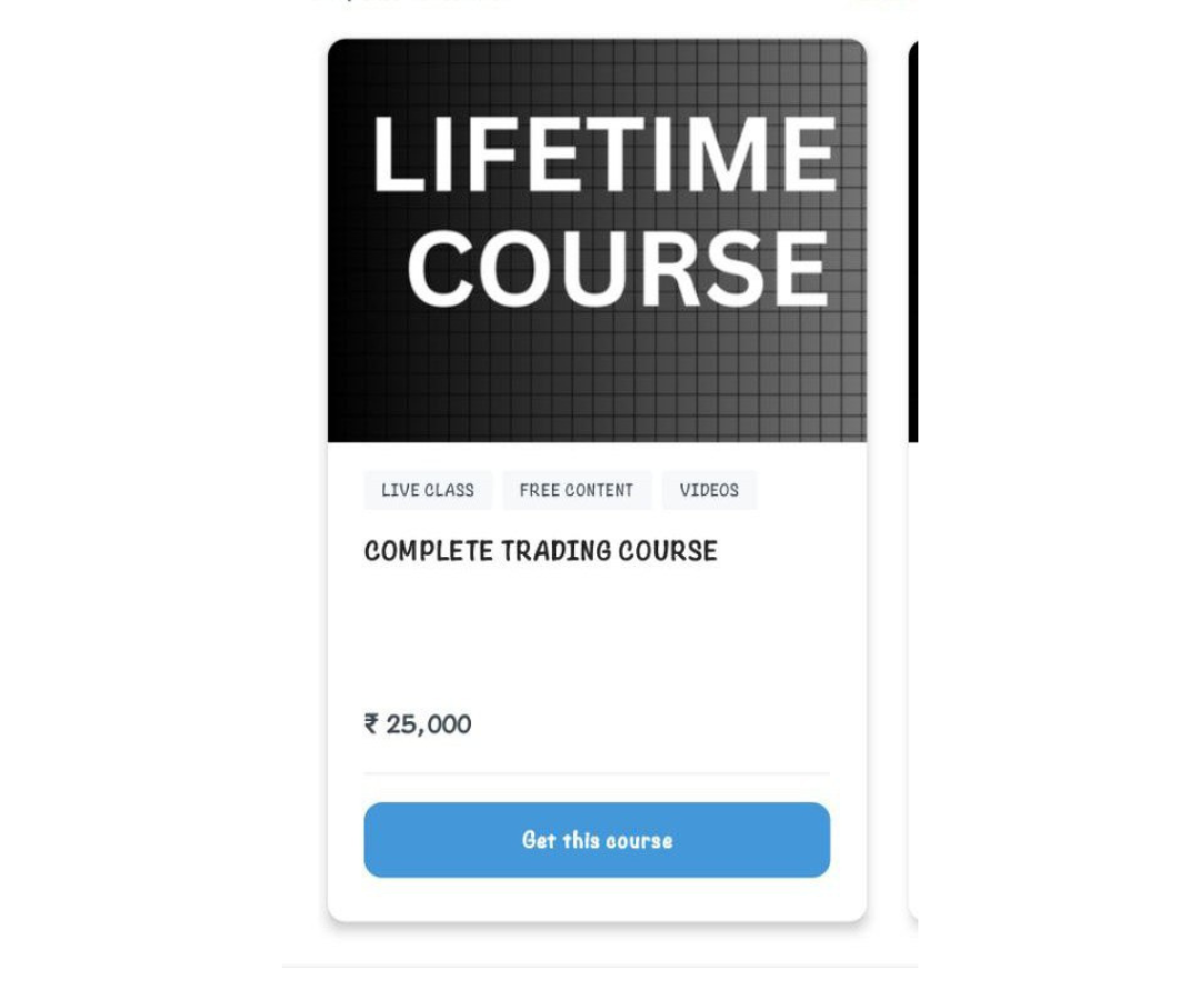 Derivative Trader Sameer Course